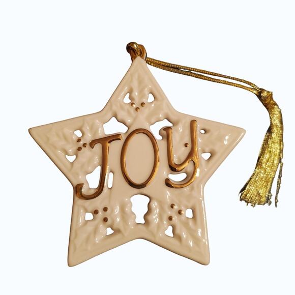 Lenox For The Holidays Star Joy Ornament 3 1/2” Tall - Picture 1 of 6